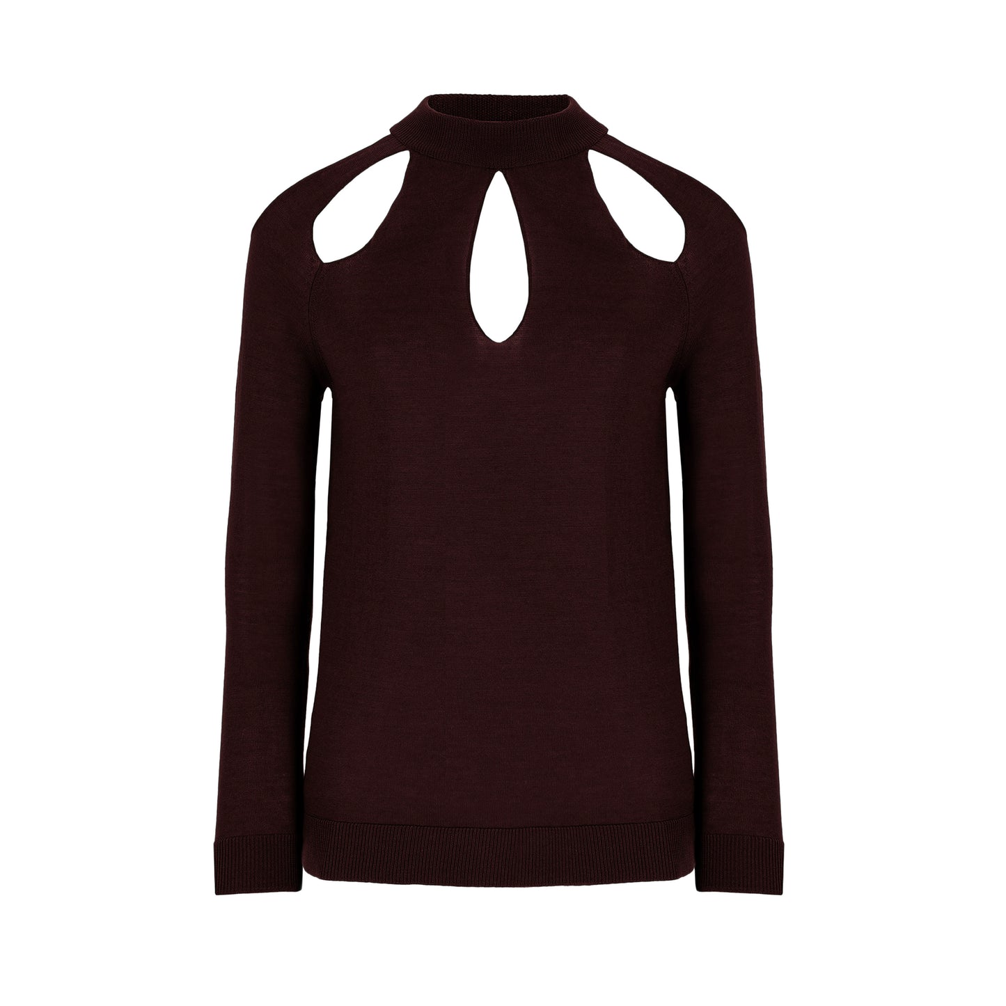 Florae Jaipur Cutout Sweater - Chocolate