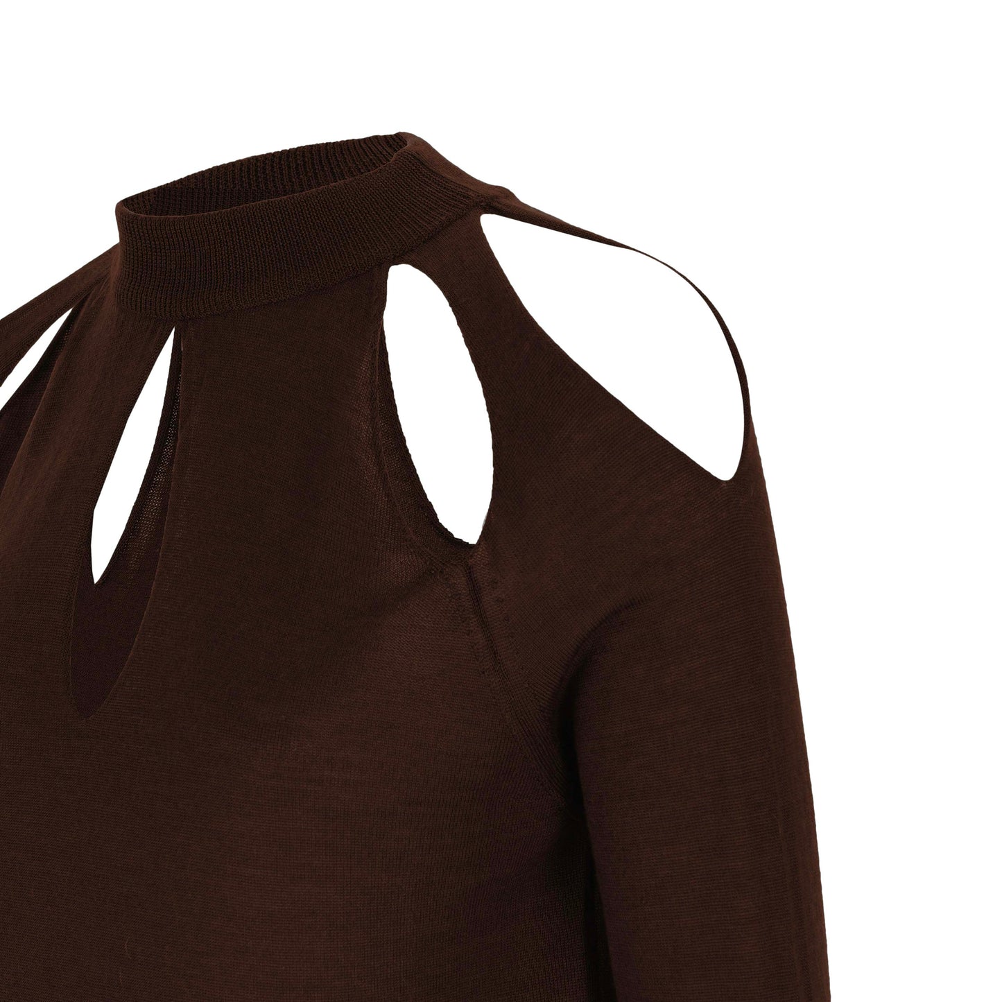 Florae Jaipur Cutout Sweater - Chocolate