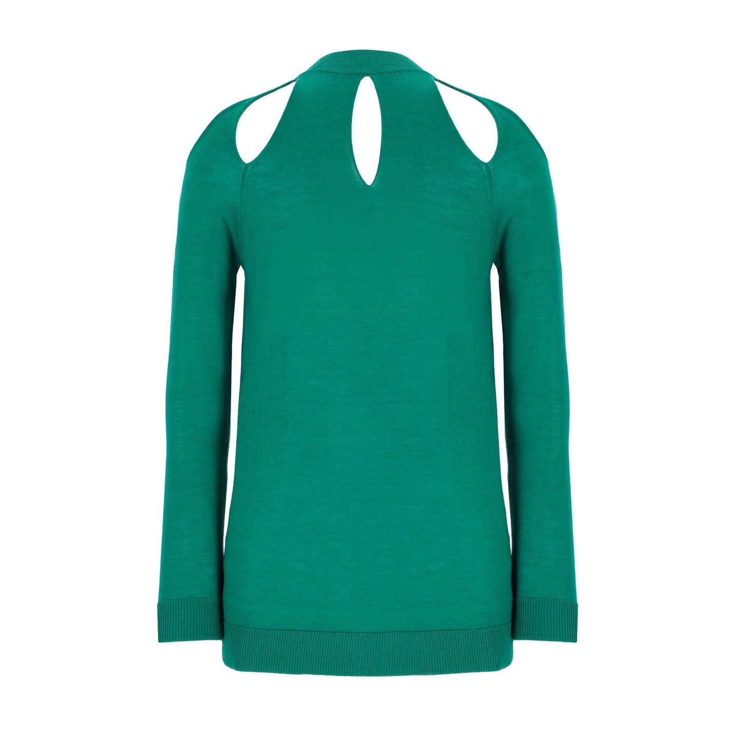 Florae Jaipur Cutout Sweater - Esmerald