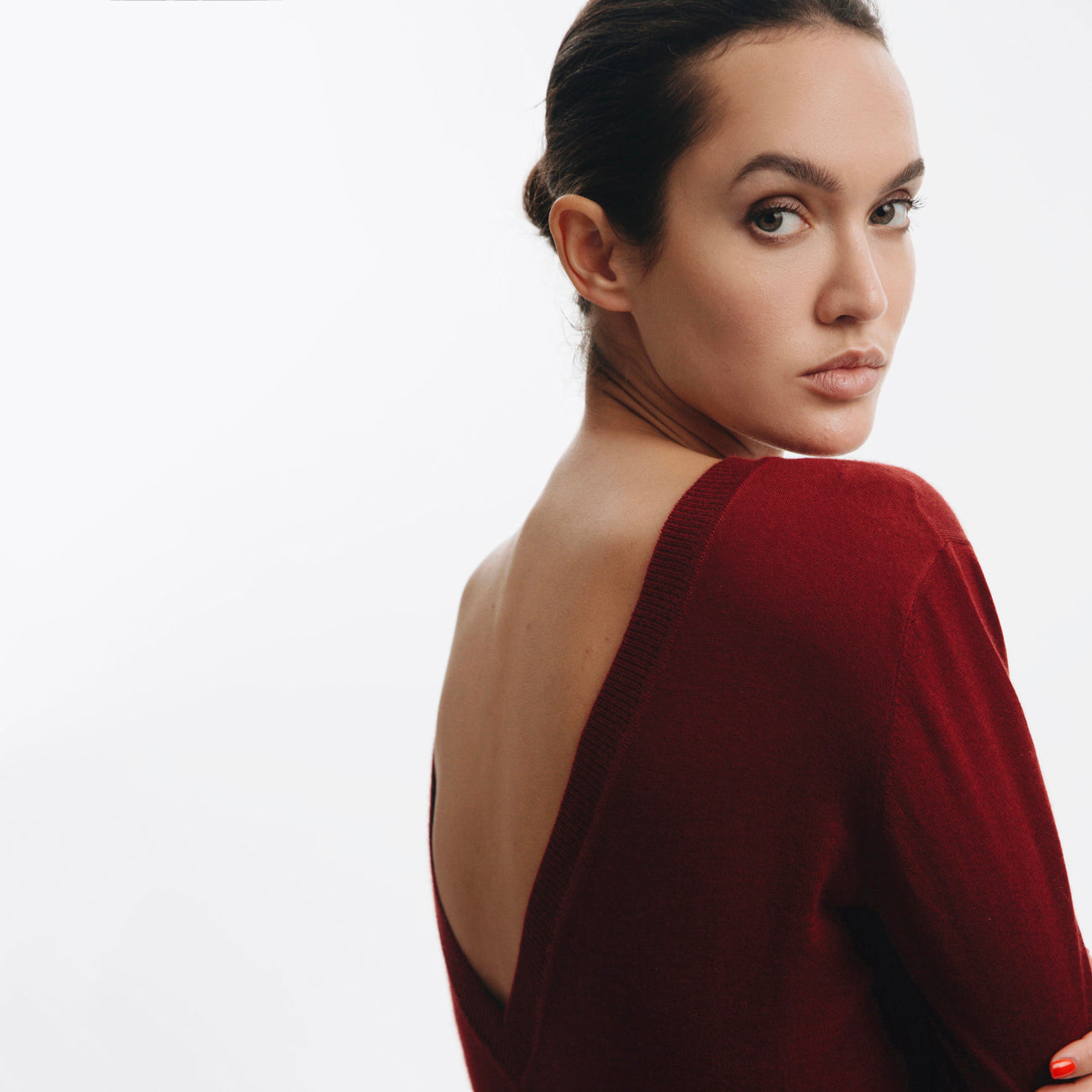 Keira Jaipur Kaftan Dress - Cherry