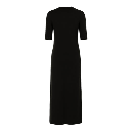 Nereide Jaipur Long Dress Black - Back View - Georgina Brandolini