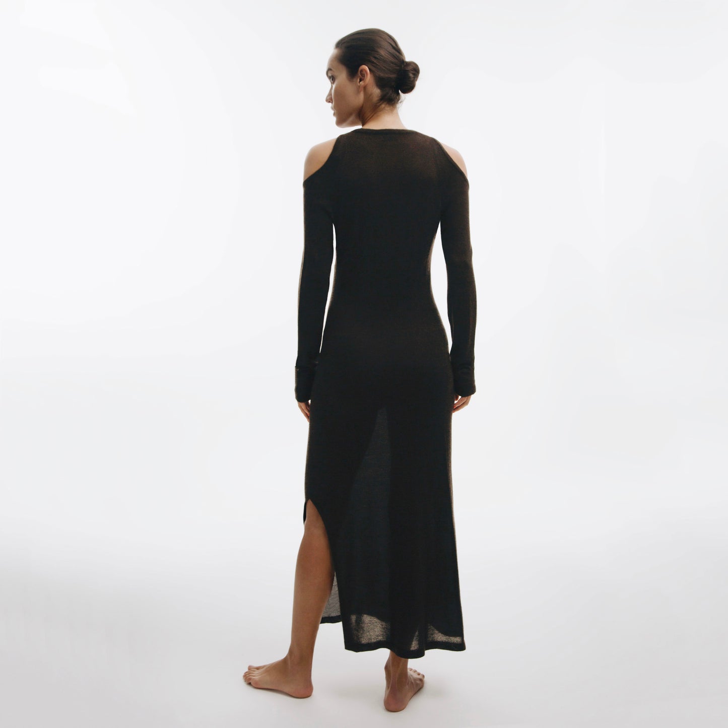 Ottalia Jaipur Cutout Dress - Chocolate