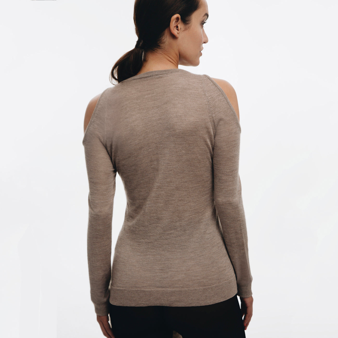 Ottori Jaipur Cutout Sweater - Beige