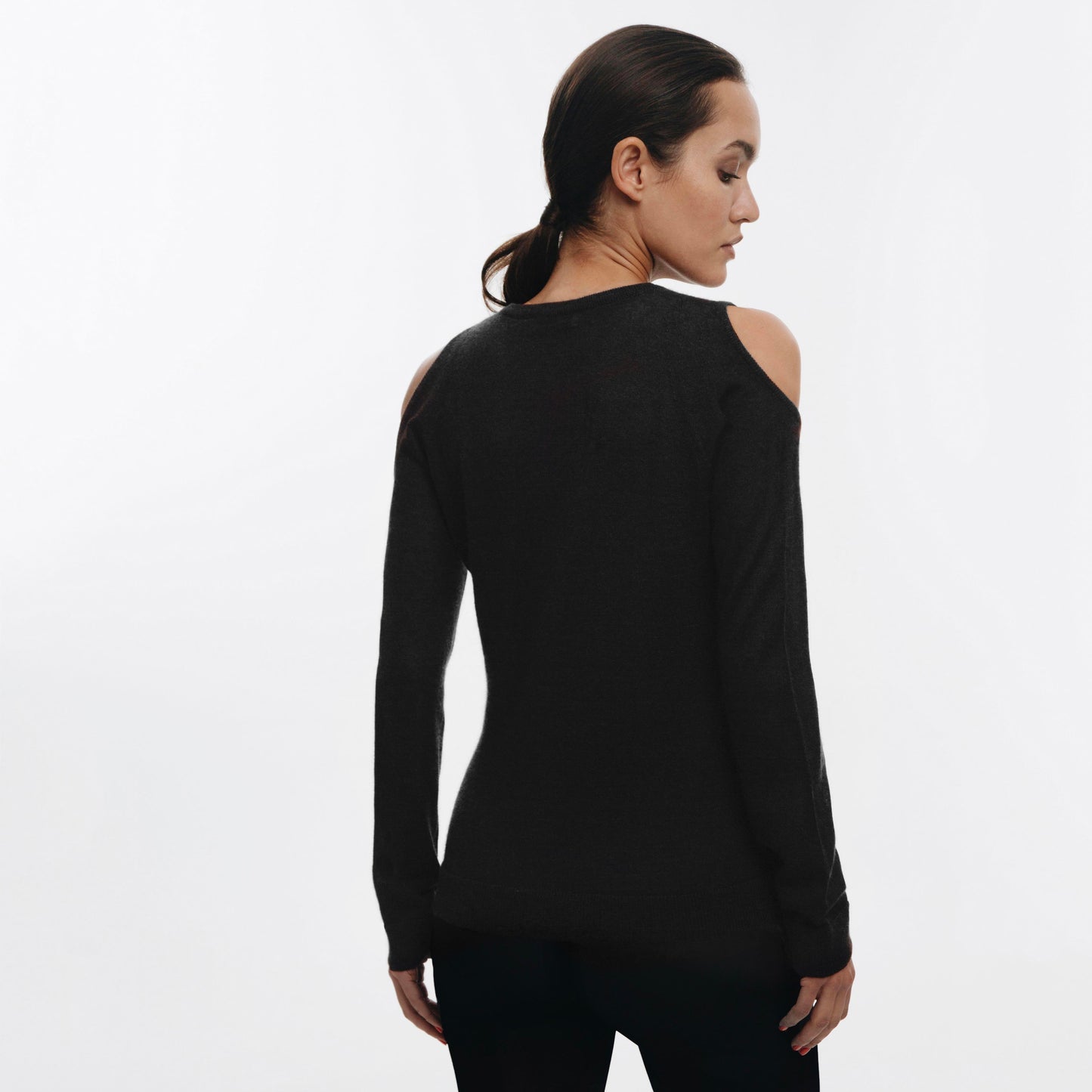 Ottori Jaipur Cutout Sweater - Black