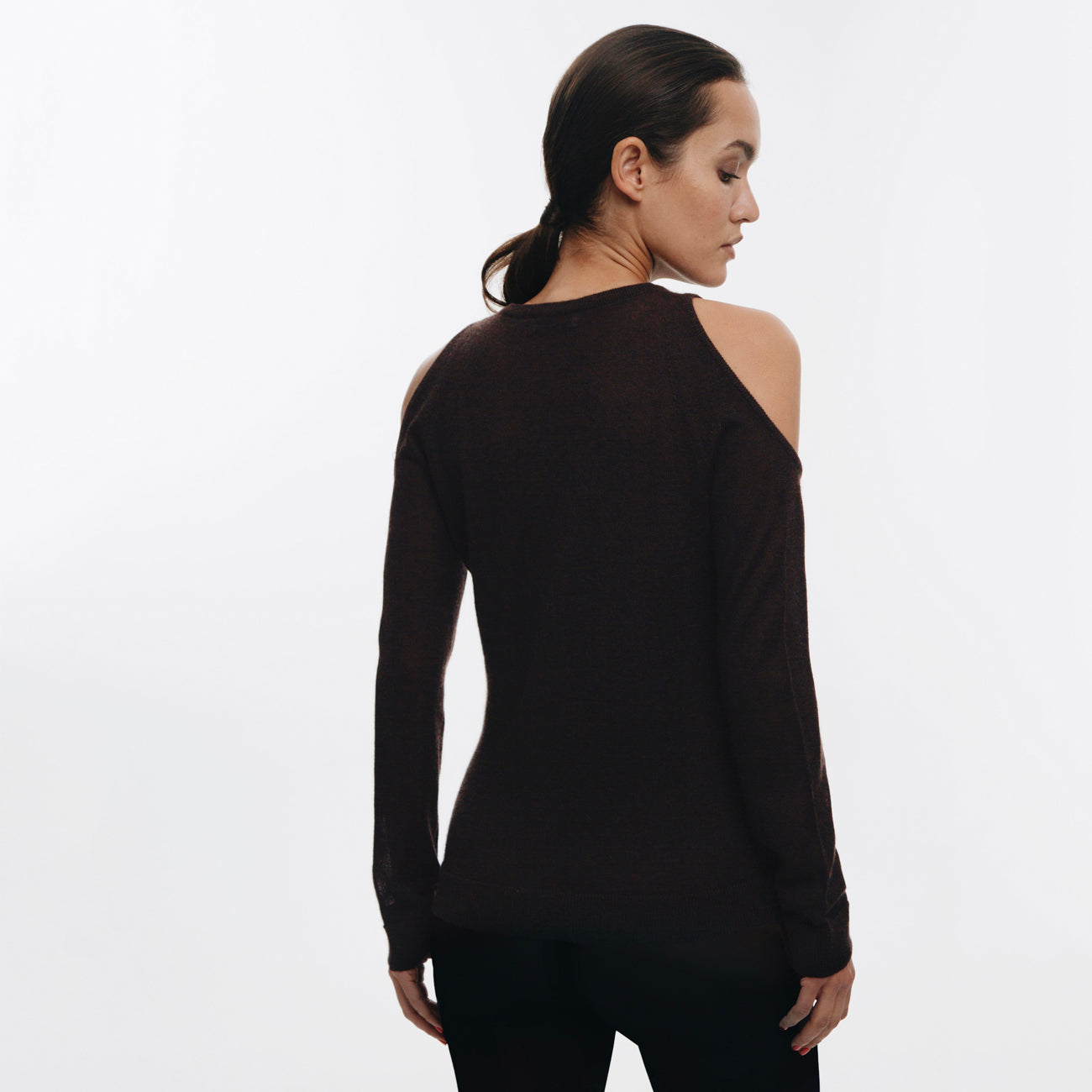 Ottori Jaipur Cutout Sweater - Chocolate