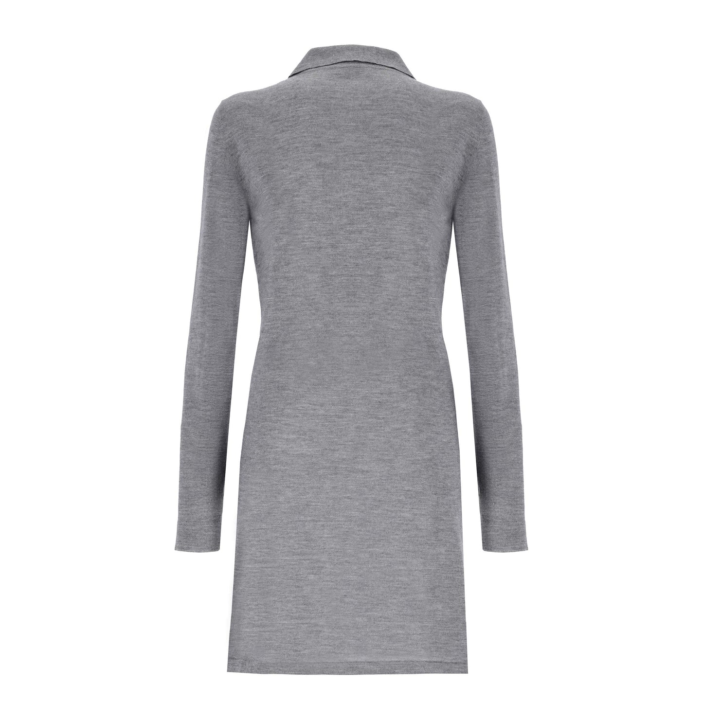 Pollina Jaipur Polo-Shirt Dress - Grey