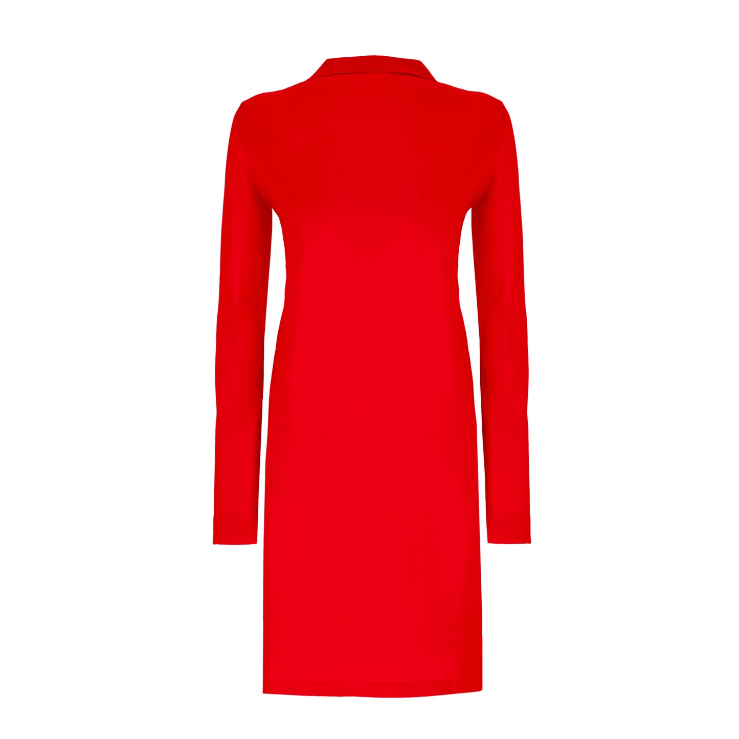 Pollina Jaipur Polo-Shirt Dress - Red