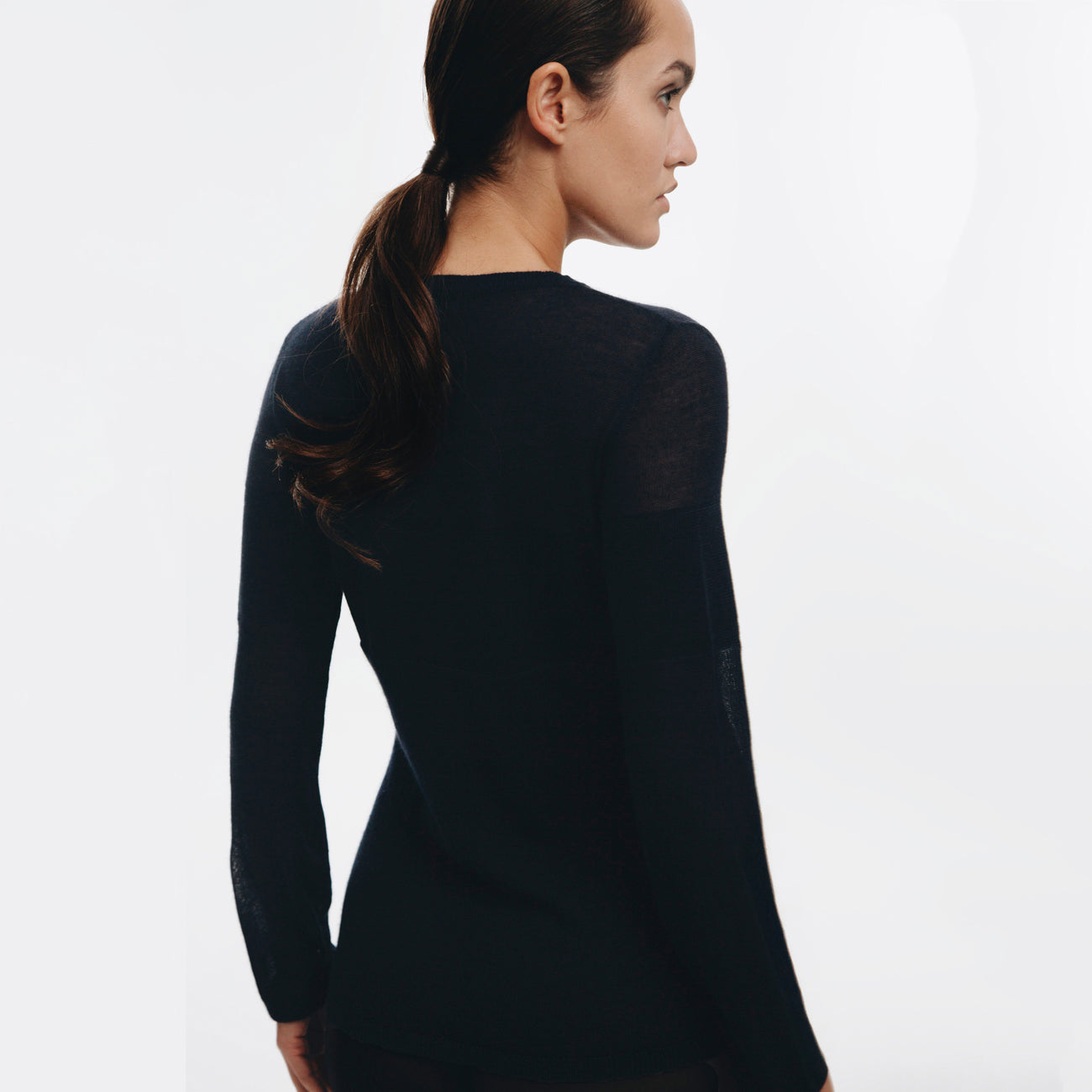 Stria Jaipur Bandeau Sweater - Navy