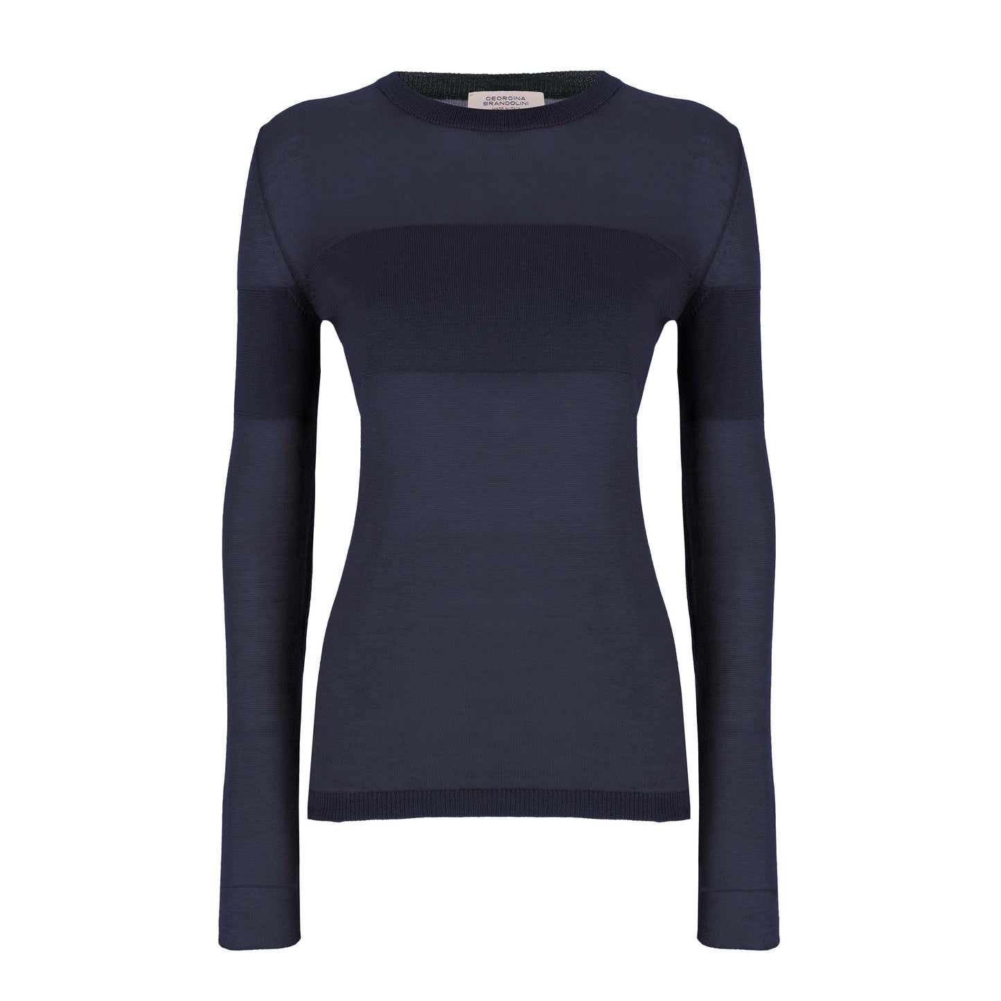 Stria Jaipur Bandeau Sweater - Navy