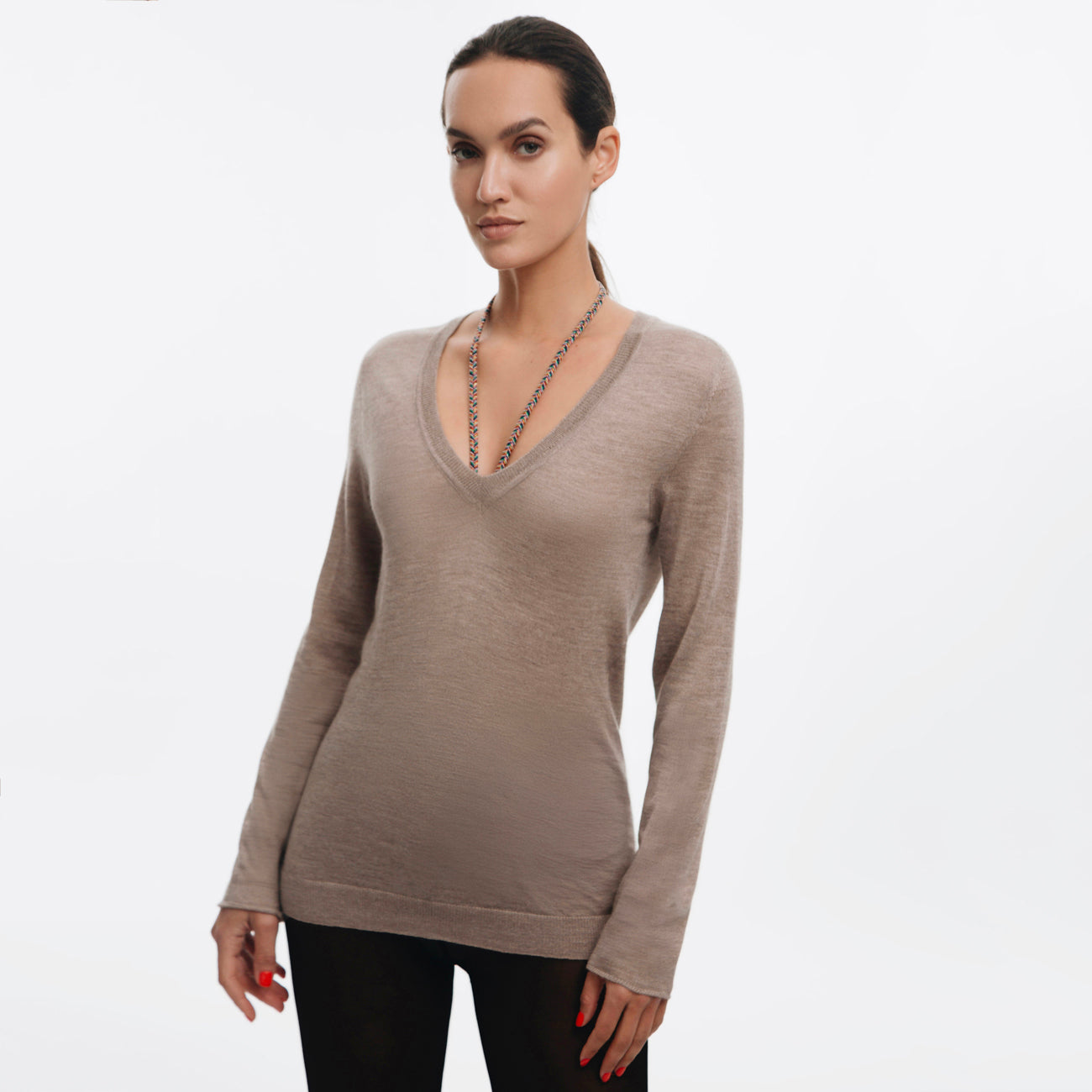 Vitae Jaipur V-Neck Sweater