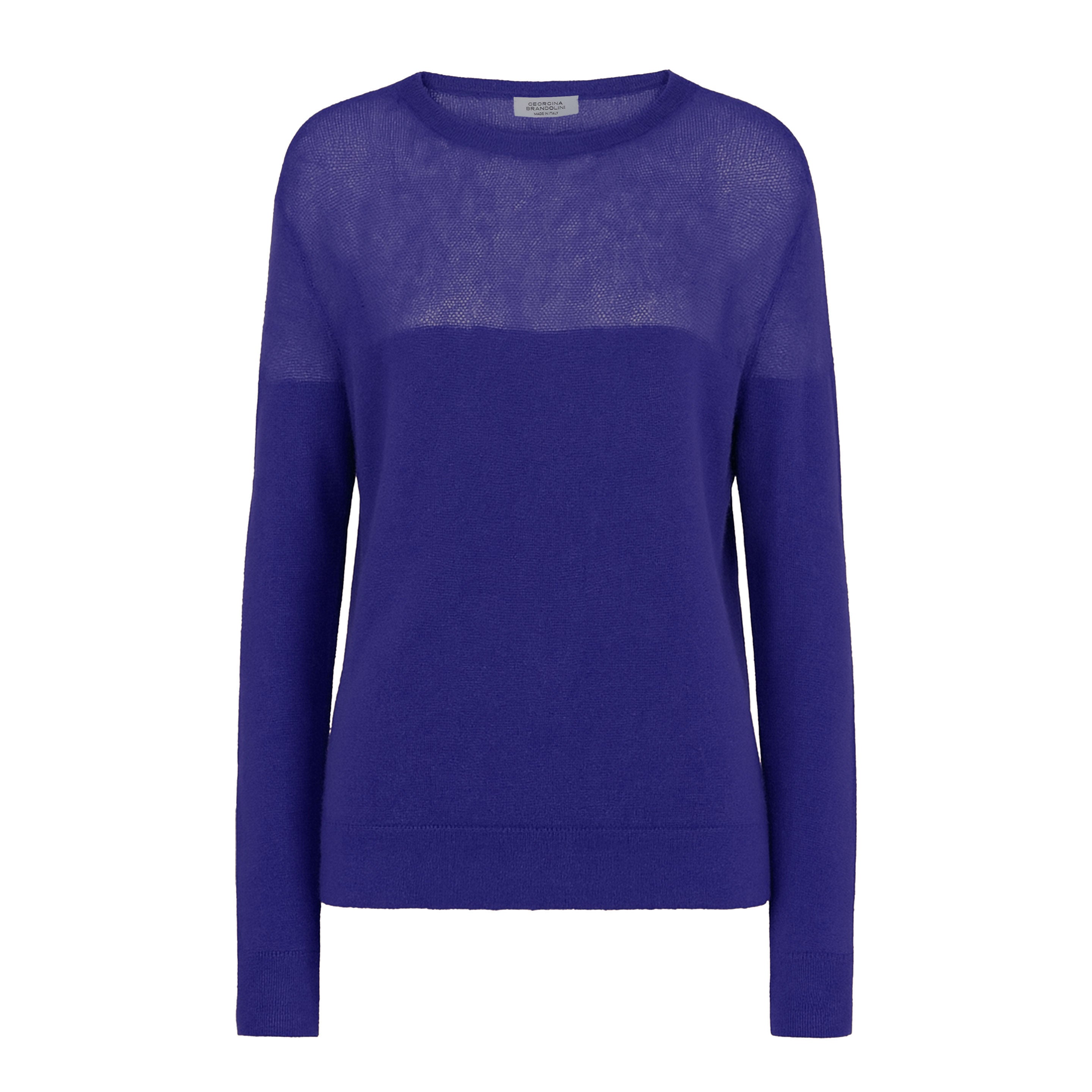 deresデレス　sheer cashmere sweater Peninia Cashmere Blend V-Neck Sweater - Snow White – Derek Lam