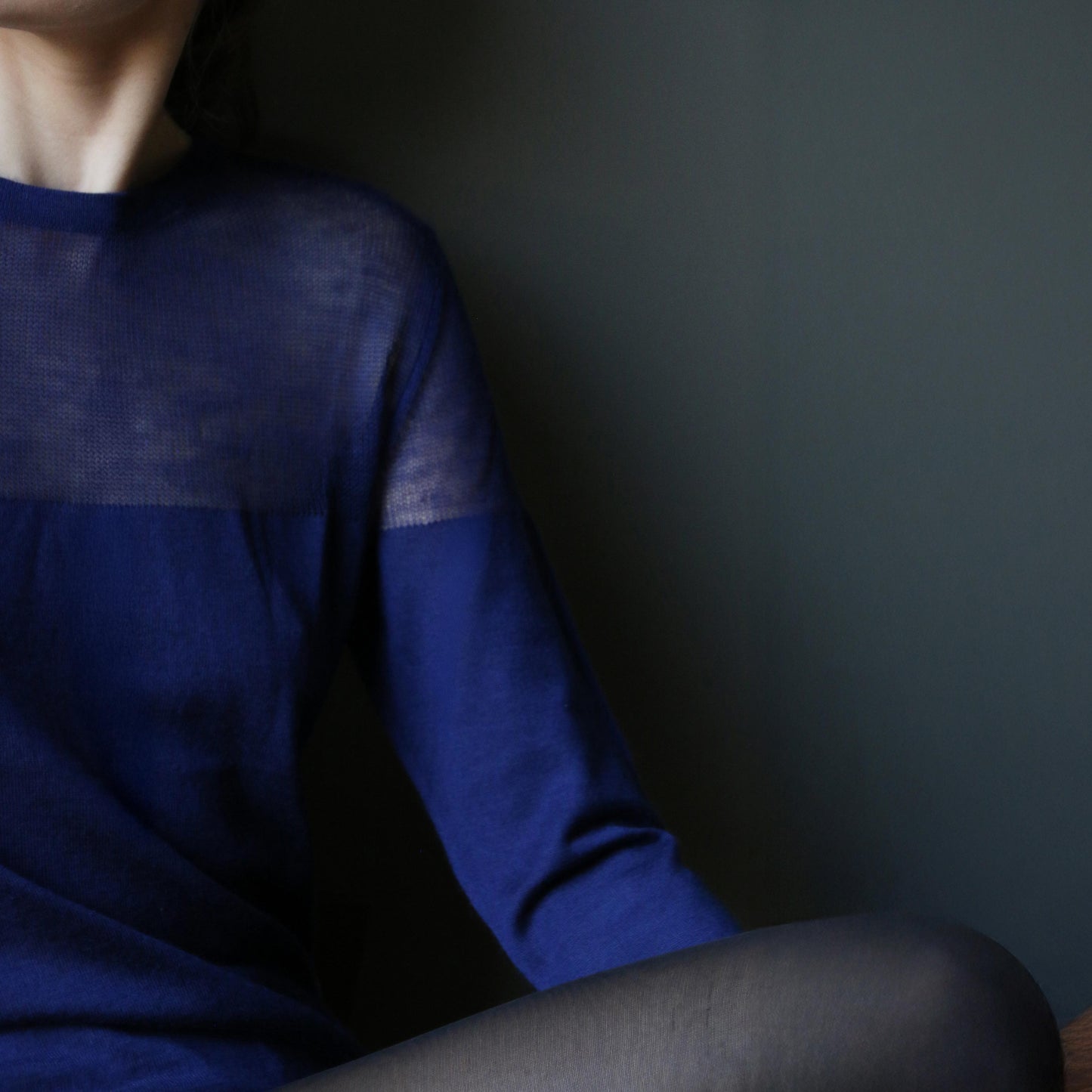 Dea Cashmere Sweater - Midnight Blue