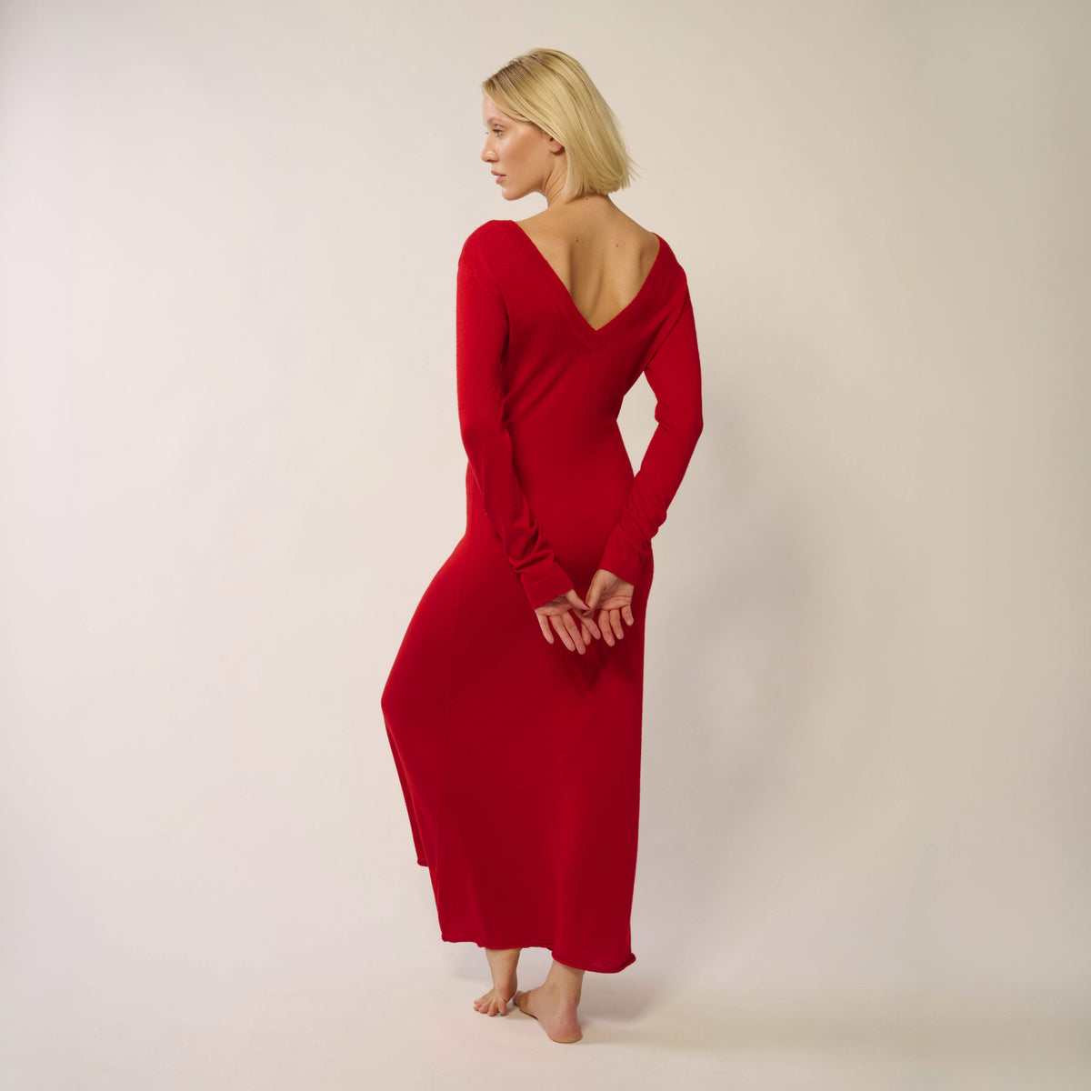 Keira Kaftan Dress - Red