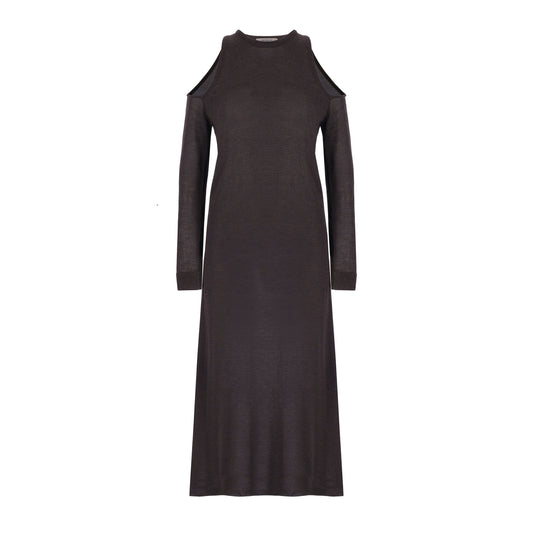 Ottalia Jaipur Cutout Dress - Chocolate