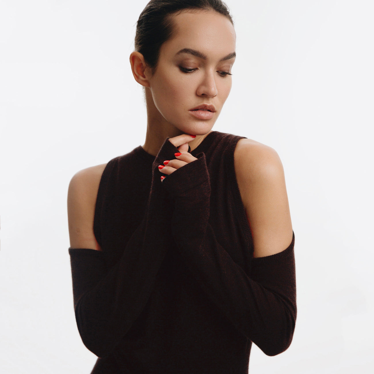 Ottalia Jaipur Cutout Dress - Chocolate