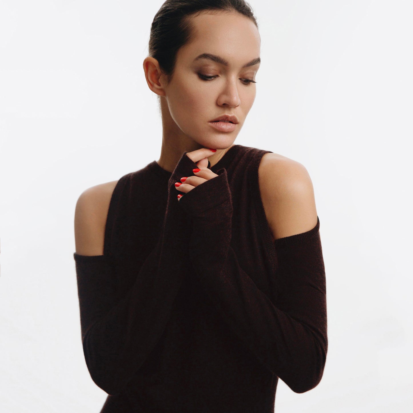 Ottalia Jaipur Cutout Dress - Chocolate
